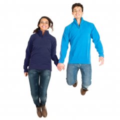 Himalaya Slim Fit Micro-fleece Sweatshirt With Zipper