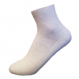 Men's 100 Percent Cotton Ankle Socks